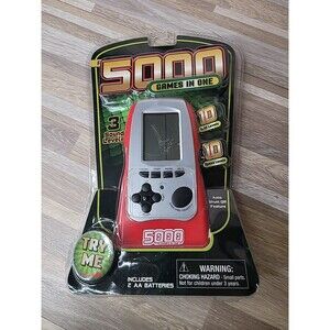 Portable Arcade 5000 Games in One‎ Electronic Handheld Travel Game SEALED New